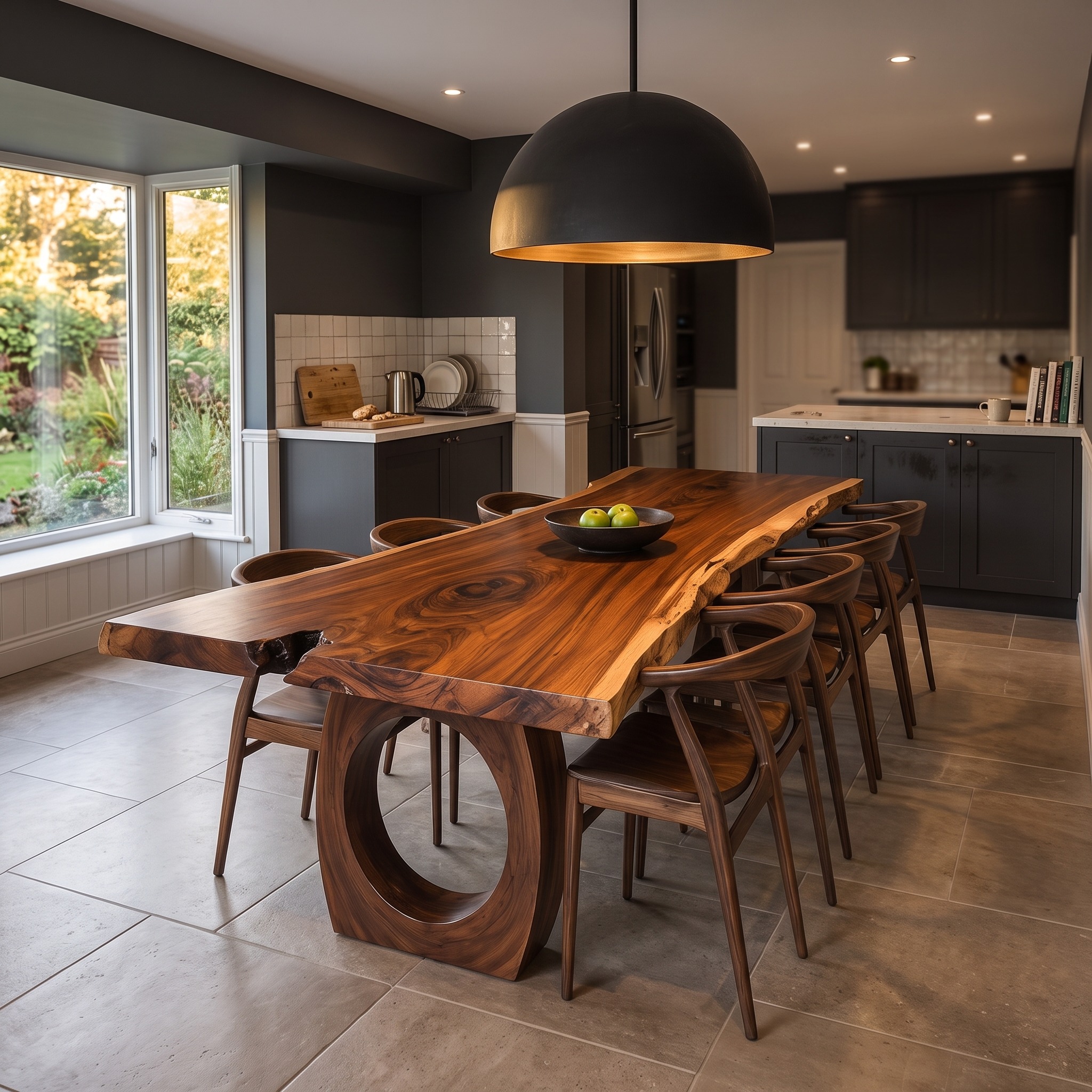 Modern Sculptural Dining Table for Dining Room Interior