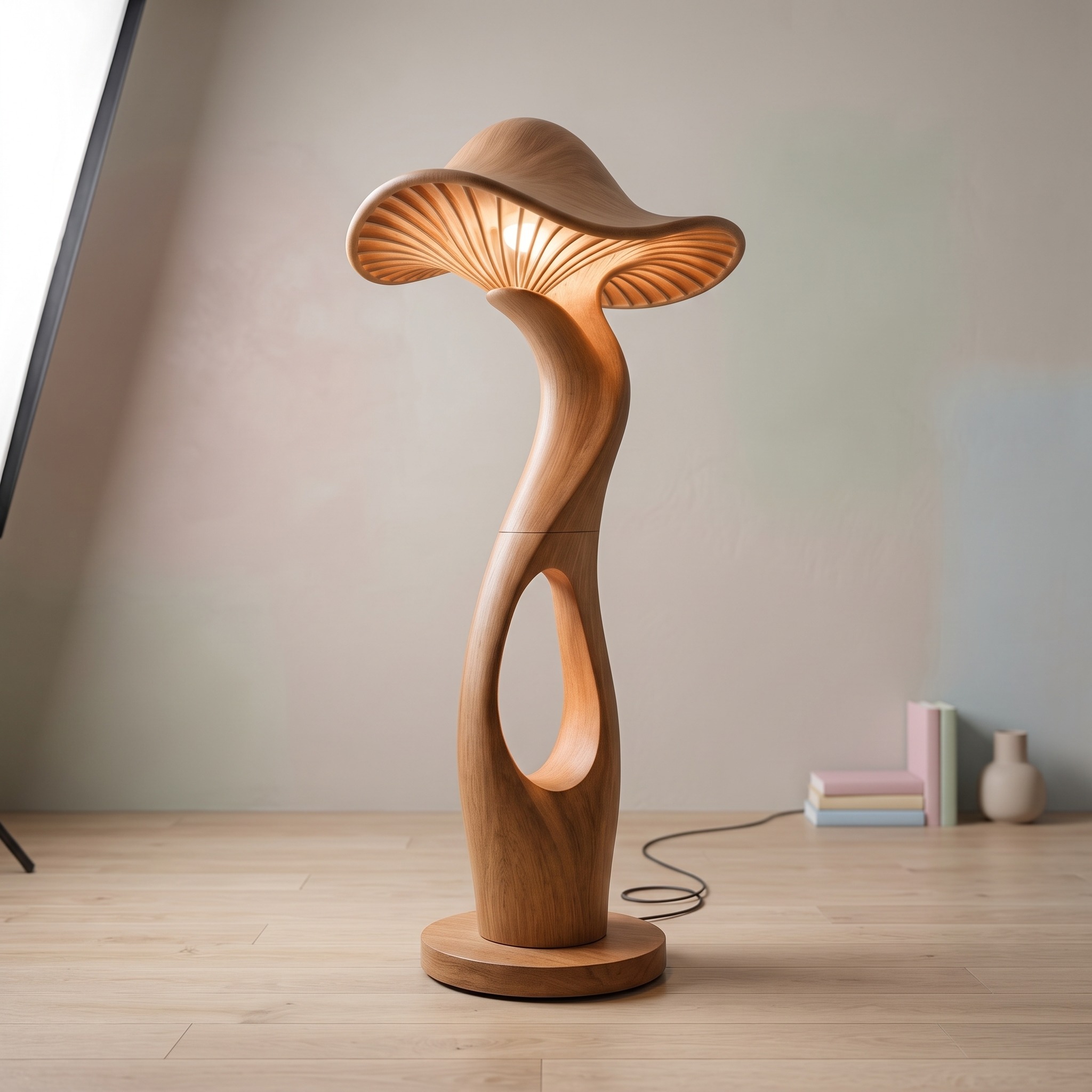 Modern Toadstool Floor Lamp for Lounge Area