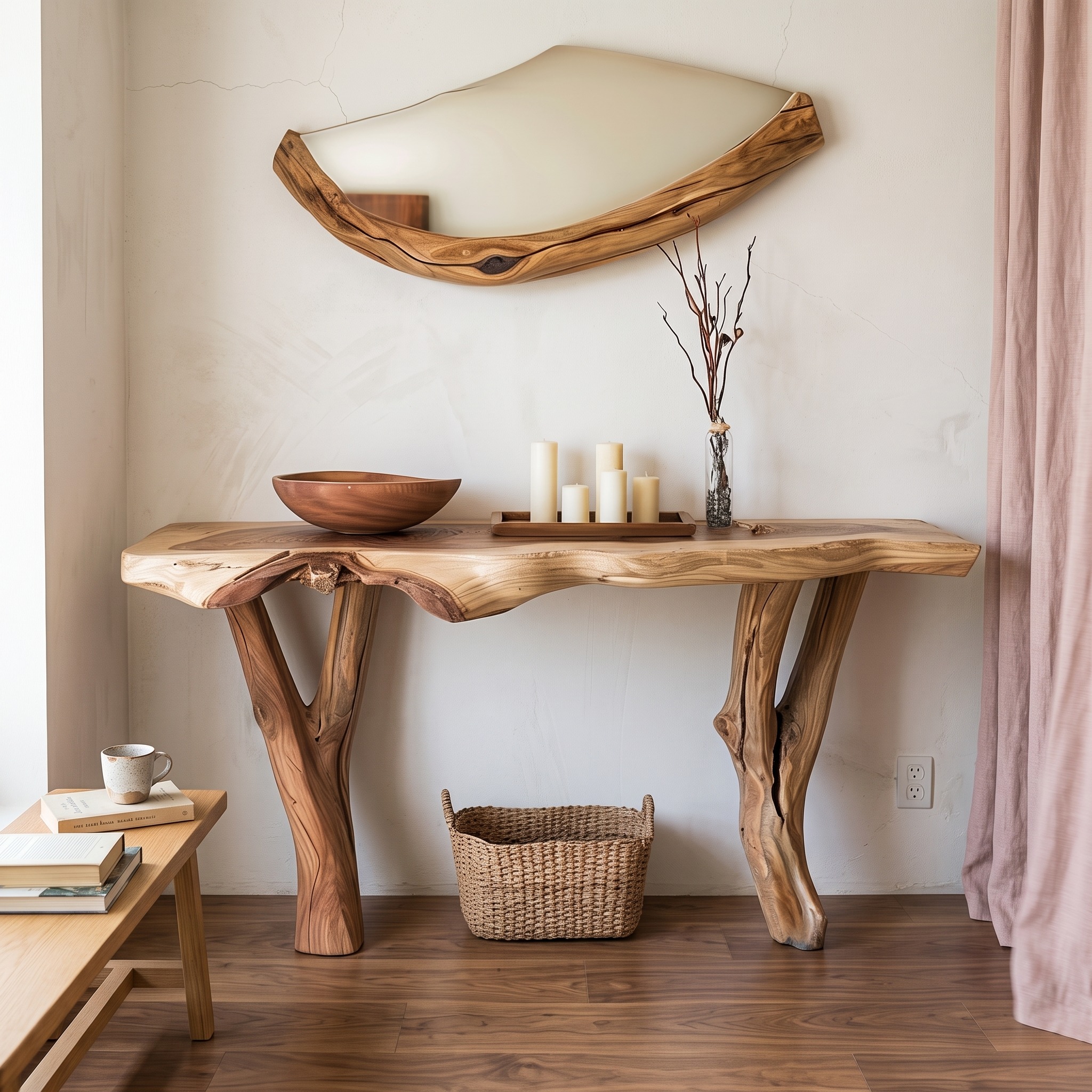 Narrow Console Table Hallway Table