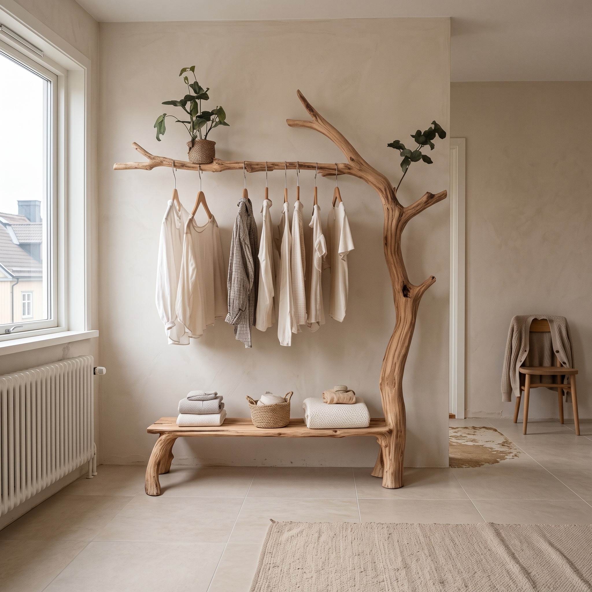 Natural Style Clothes Hanger Handmade Home Decor Gift