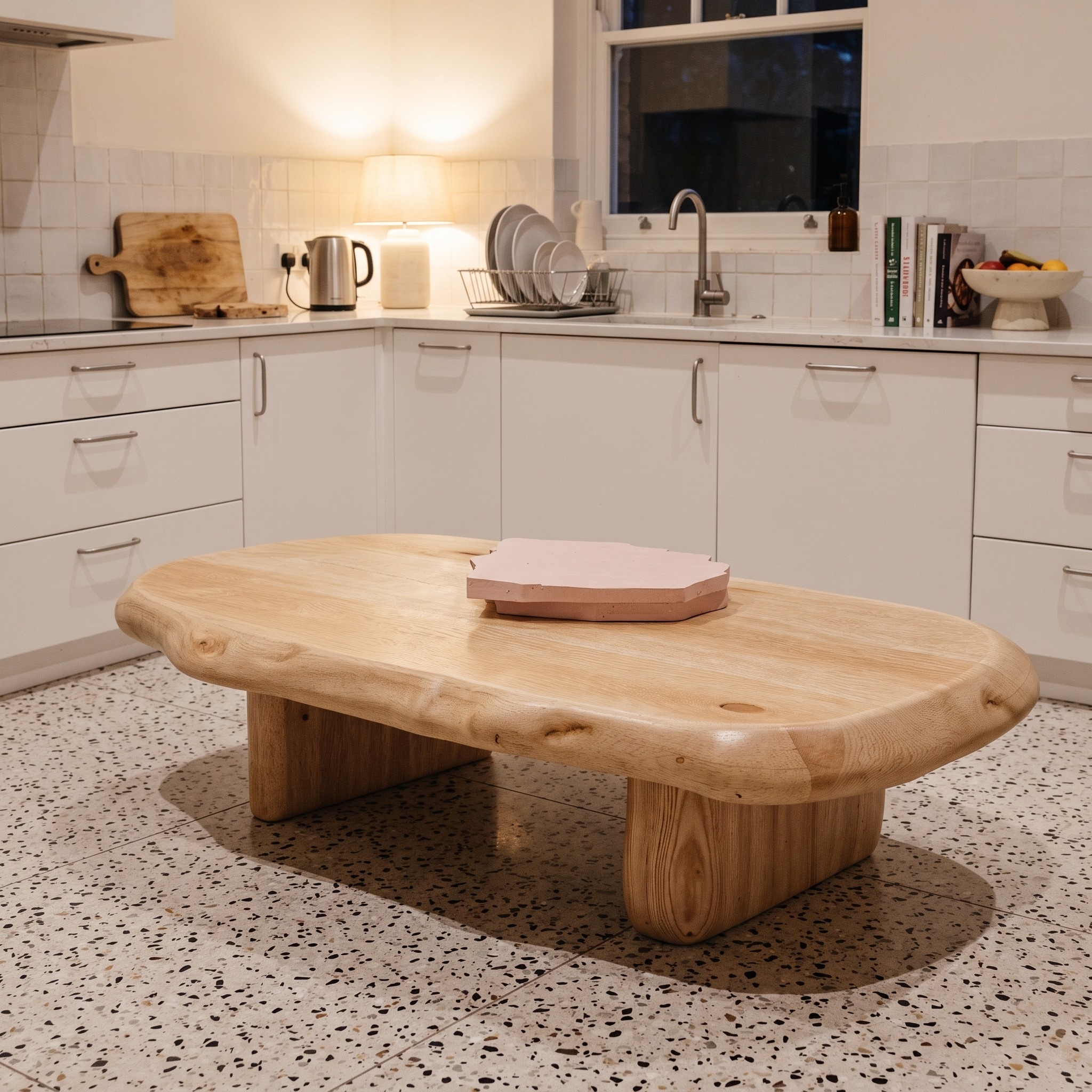 Natural Wood Coffee Table Low Coffee Table