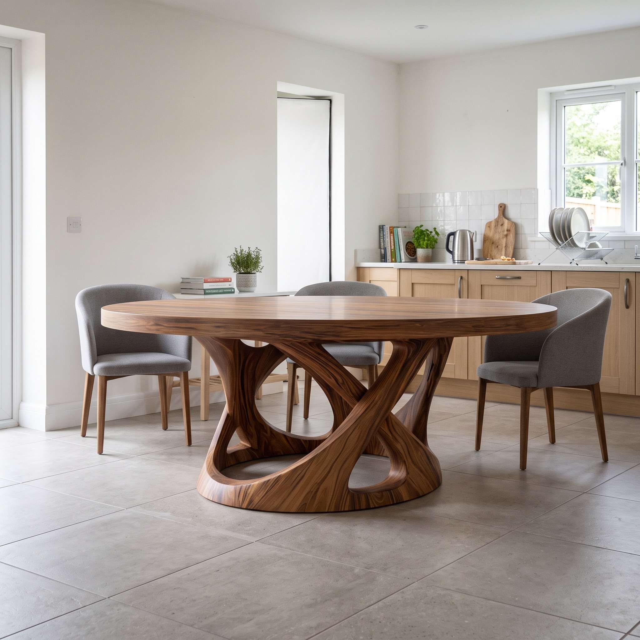 Organic Modern Dining Table Dining Room or Kitchen
