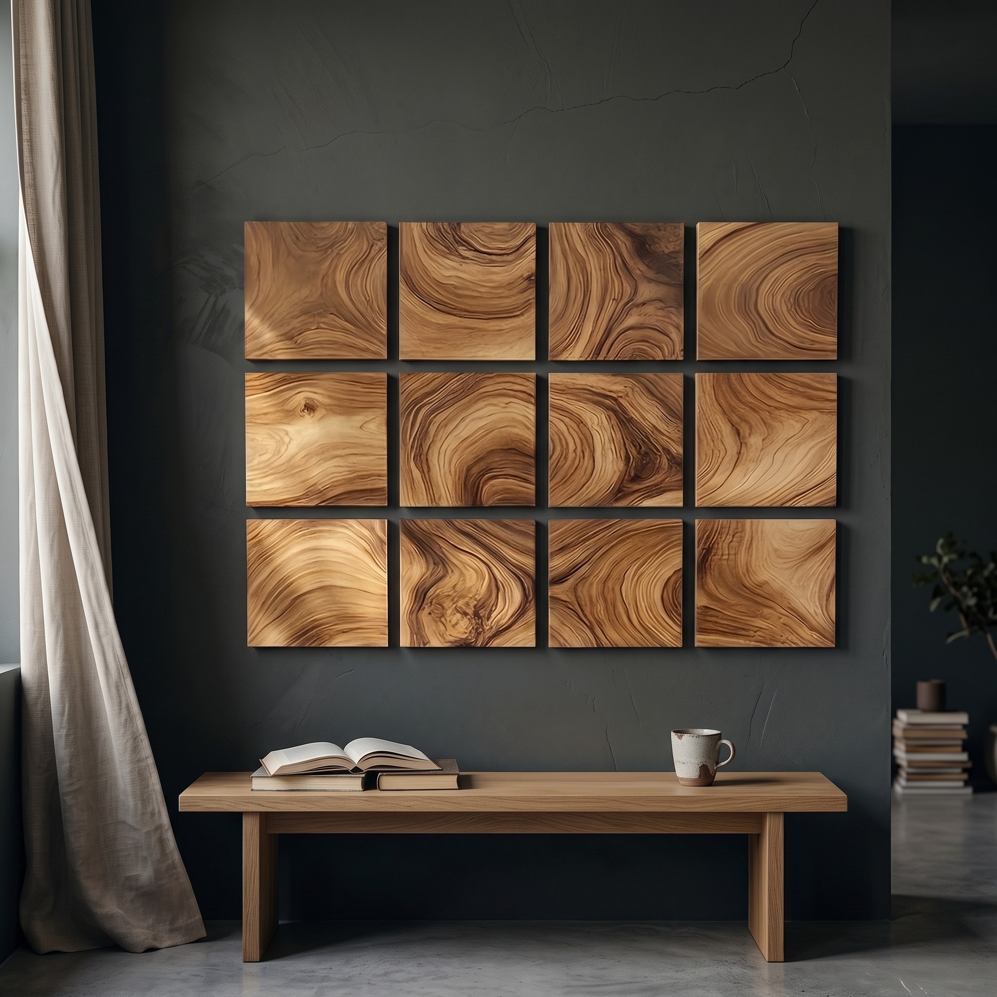 Organic Rustic Wall Art for Living Room and Lounge