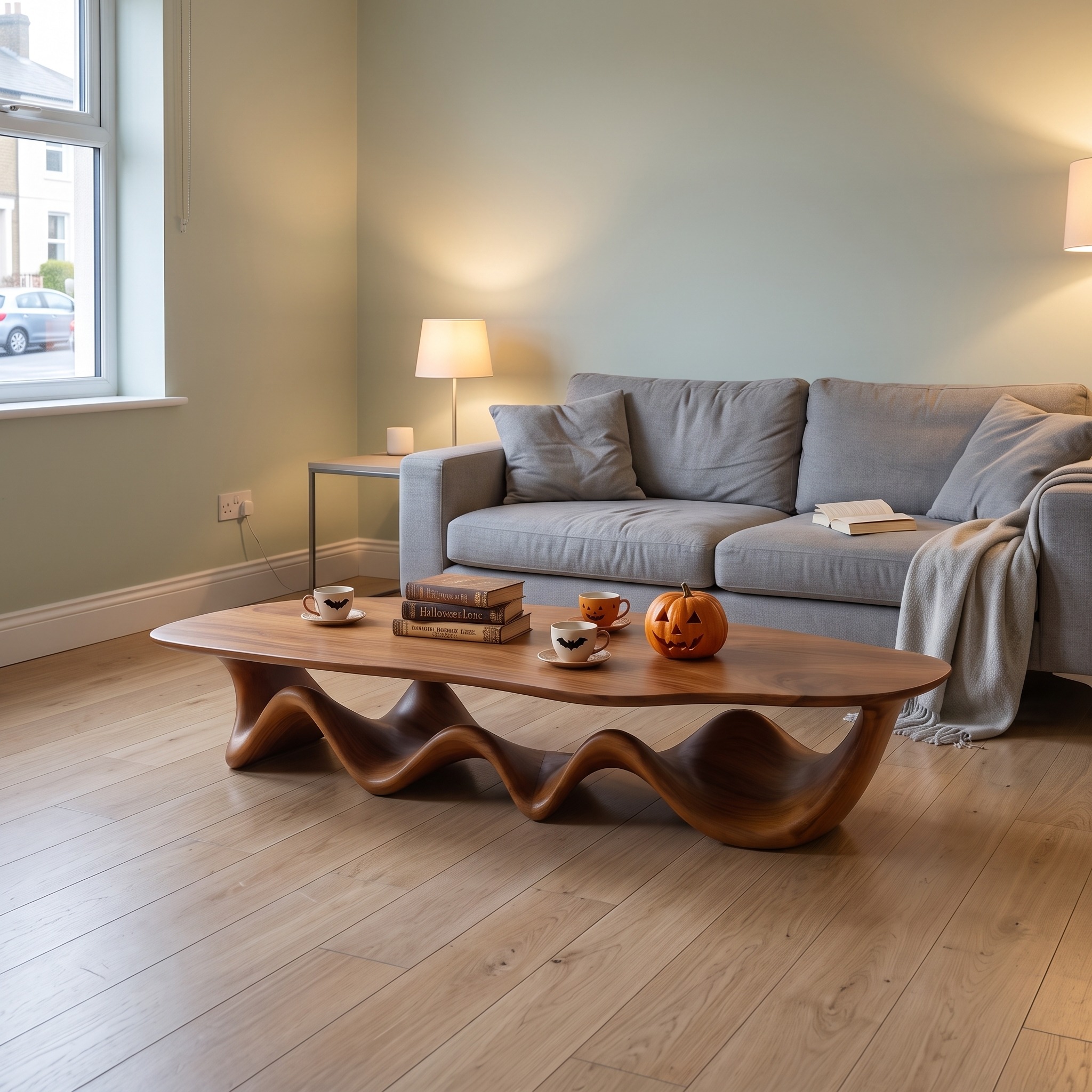 Organic Vintage Halloween Coffee Table for Living Room