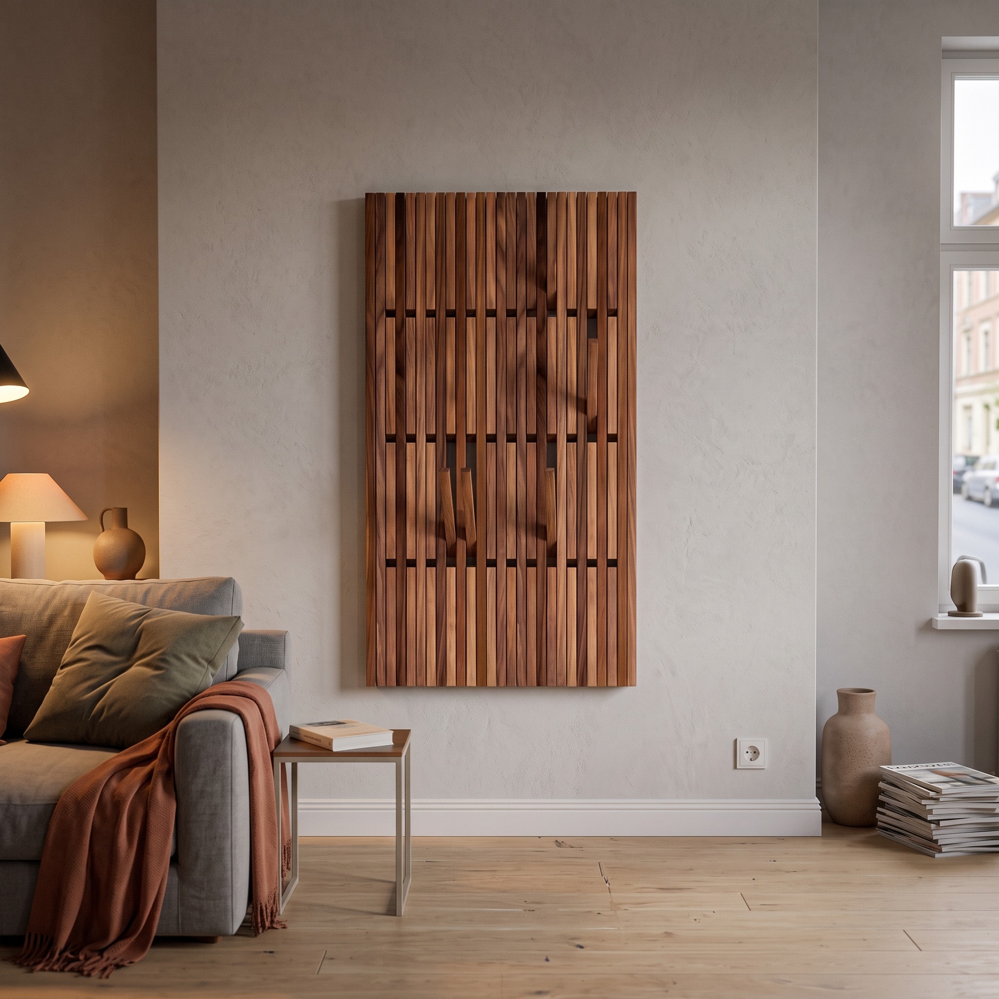 Piano Coat Rack Wall Mount Shelf