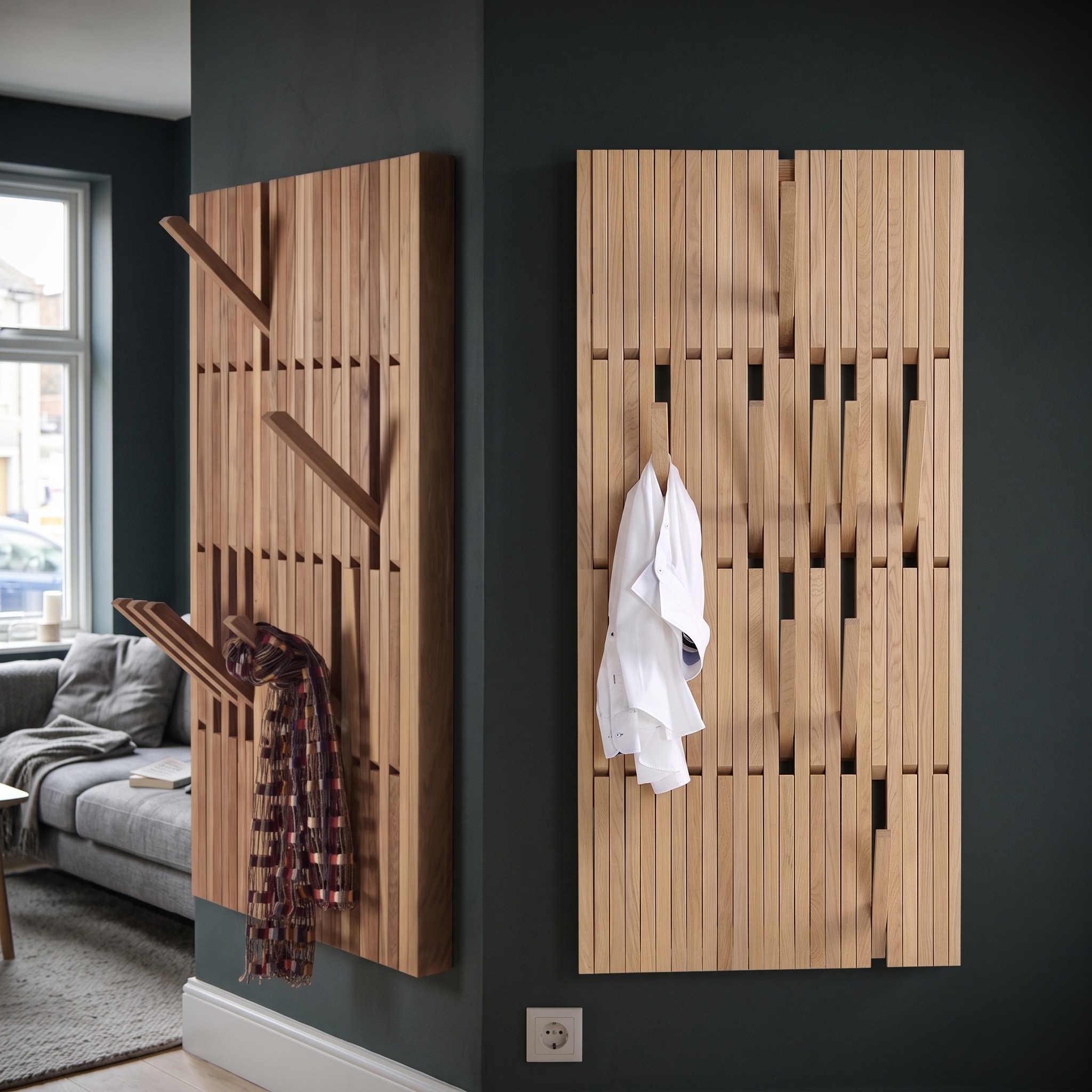 Piano Modern Coat Rack Shelf