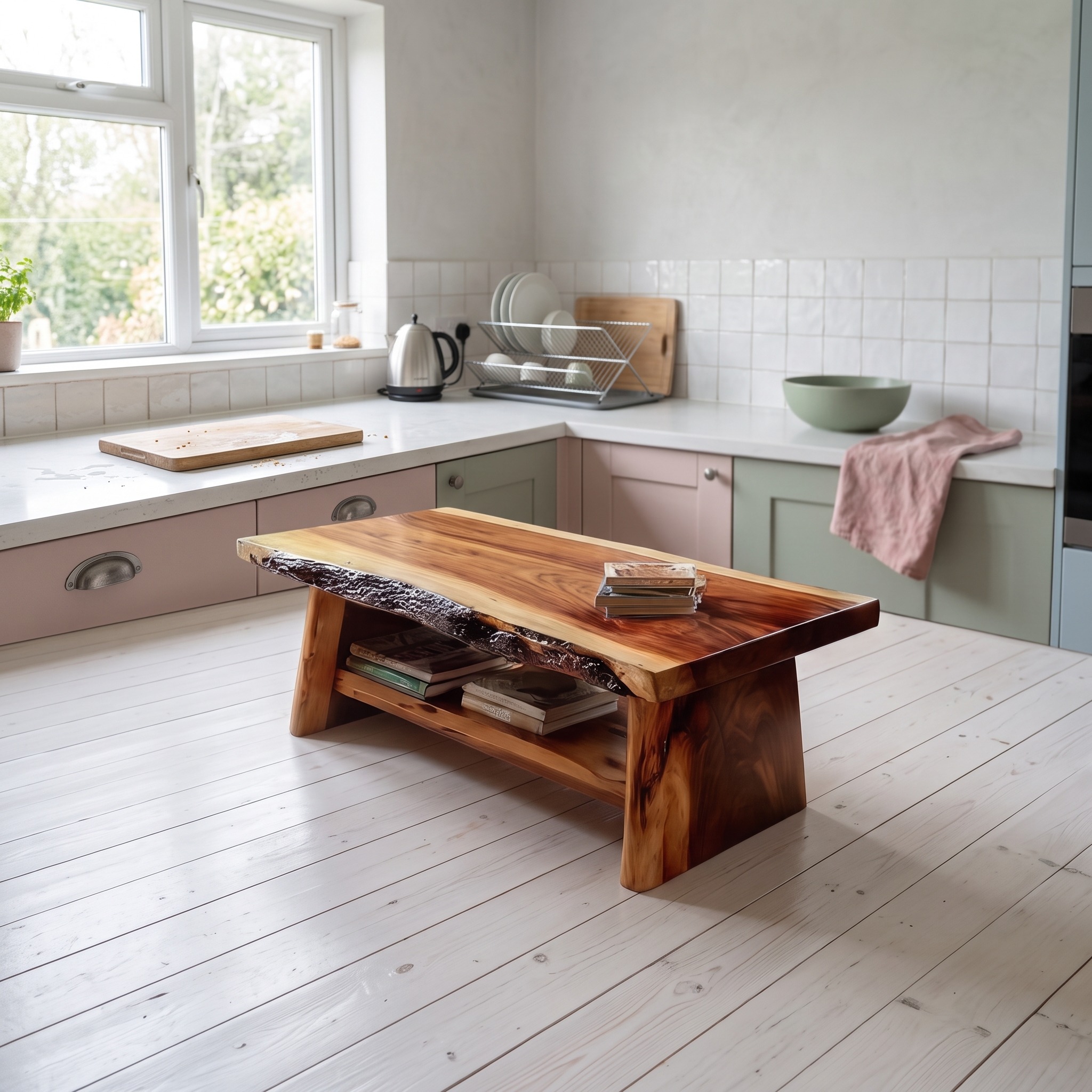 Rustic Coffee Table Living Room Storage