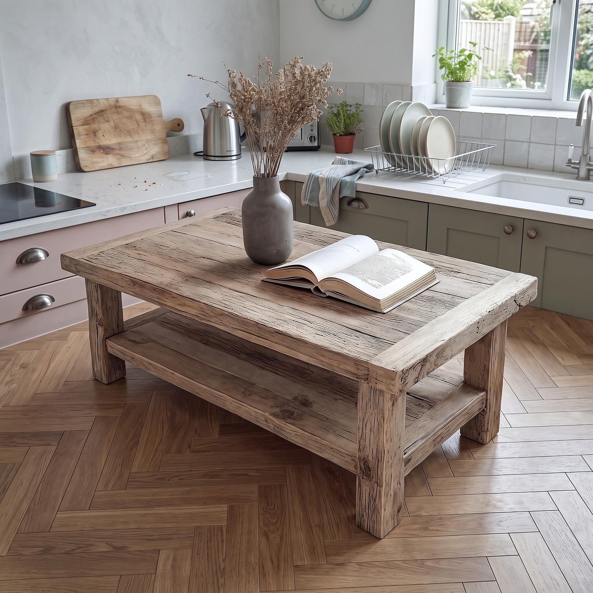 Rustic Driftwood Coffee Table