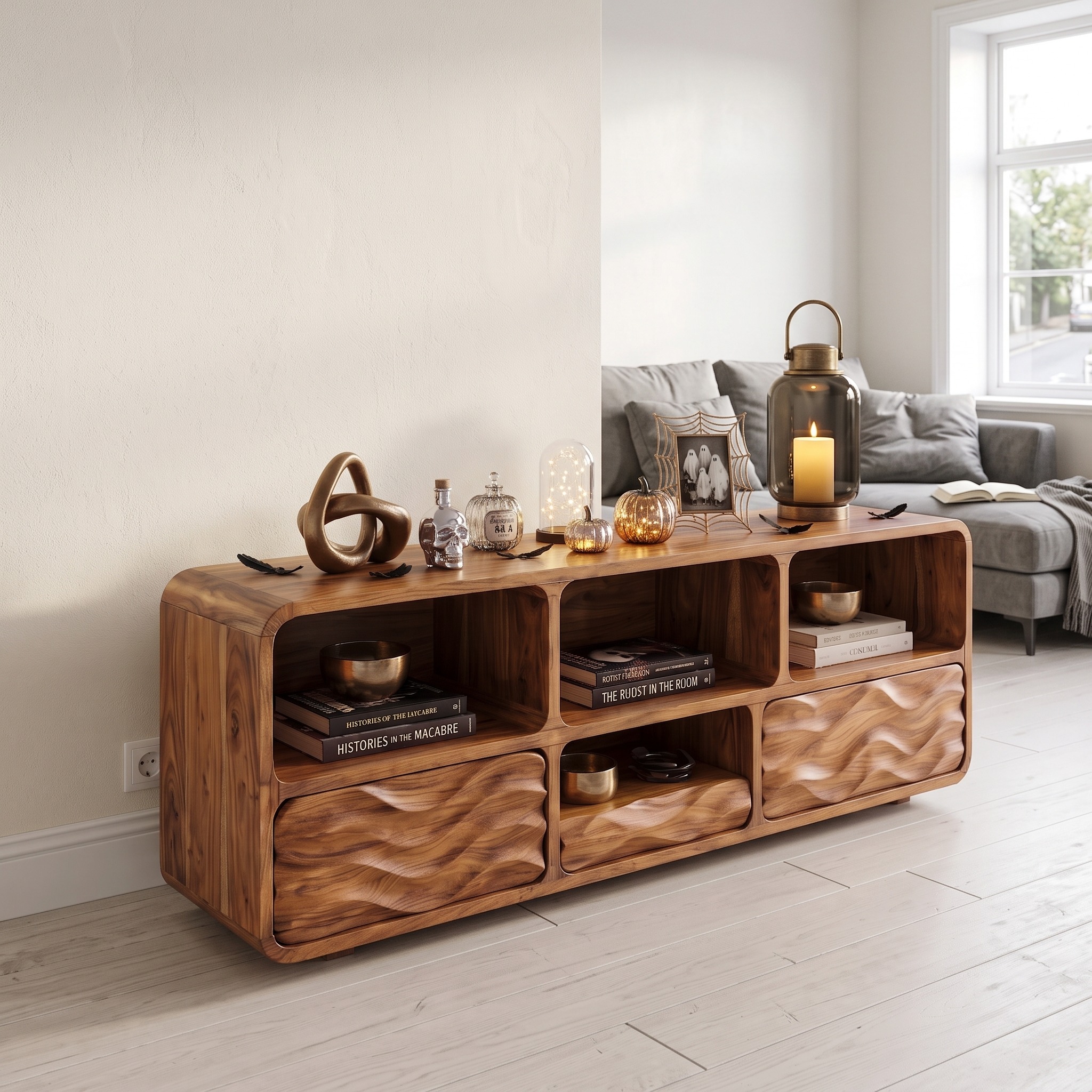 Rustic Halloween Hallway Table Modern Bedroom
