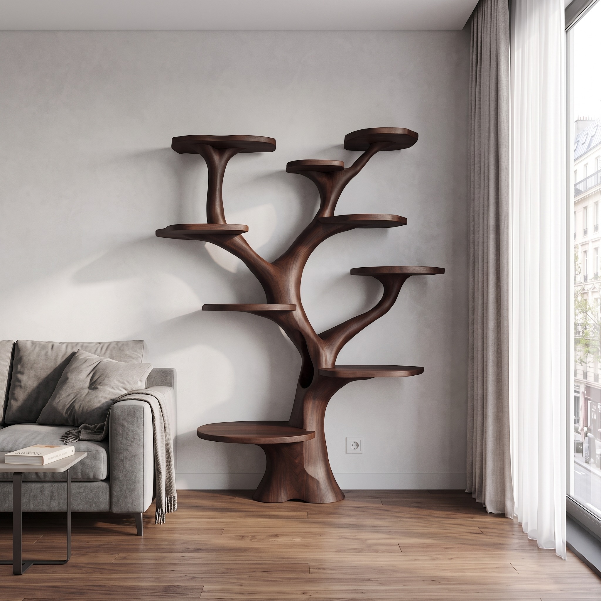 Rustic Handcrafted Cat Tree Furniture Contemporary Interiors