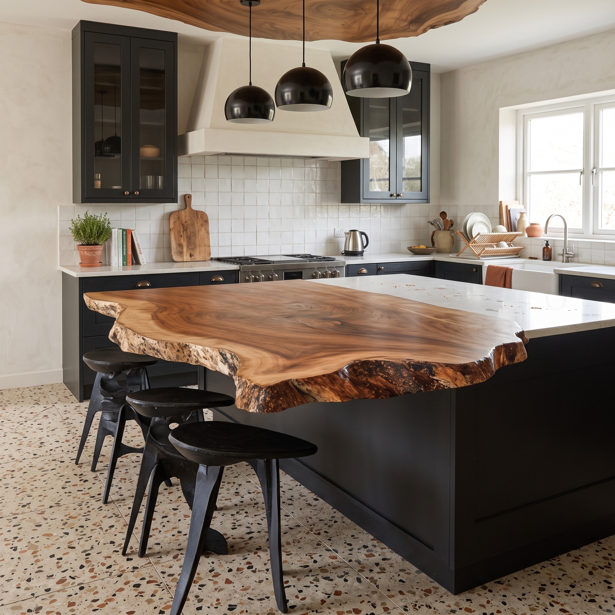 Rustic Industrial Luxury Kitchen Island Kitchen or Dining Room