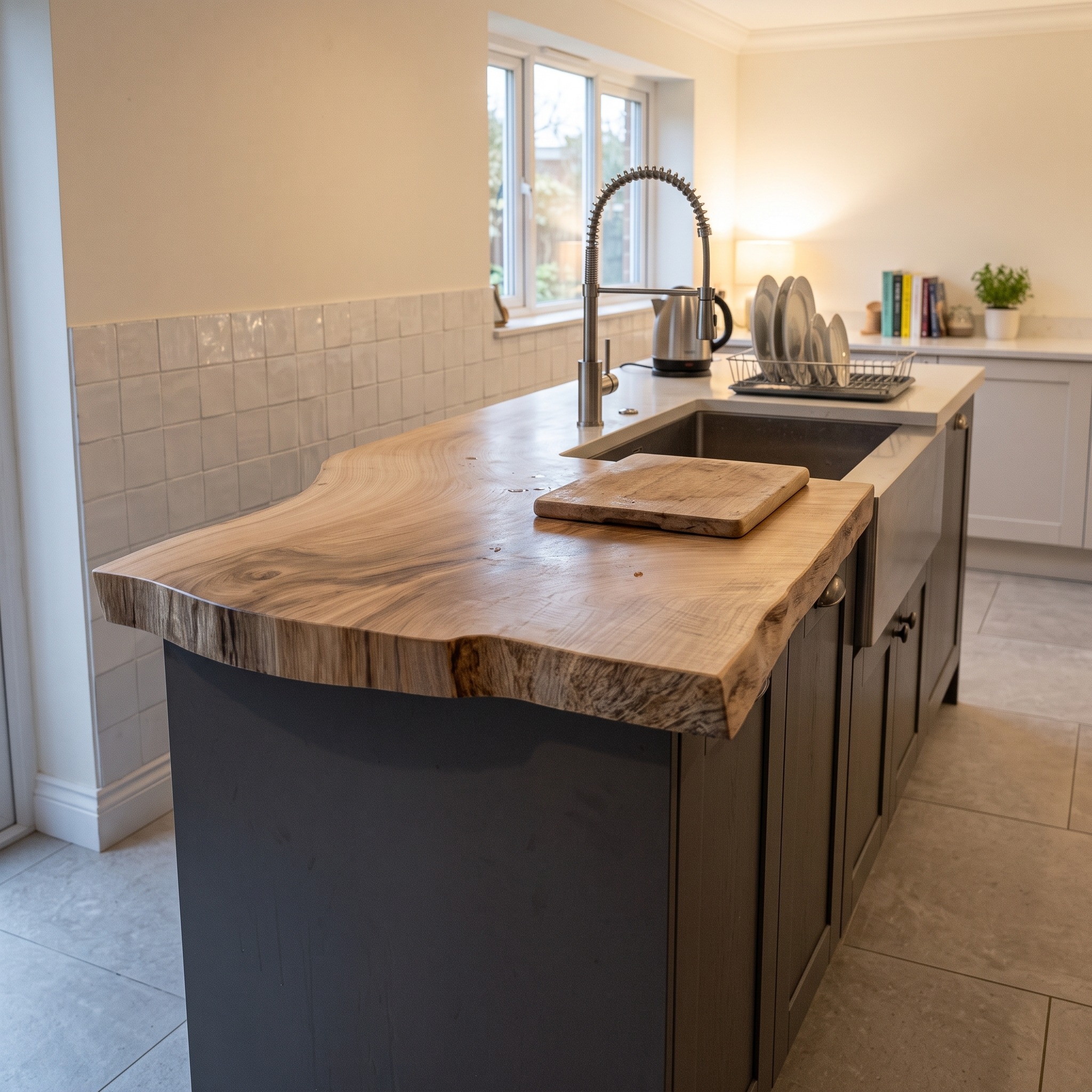 Rustic Industrial Luxury Statement Kitchen Island Kitchen or Chef Studio