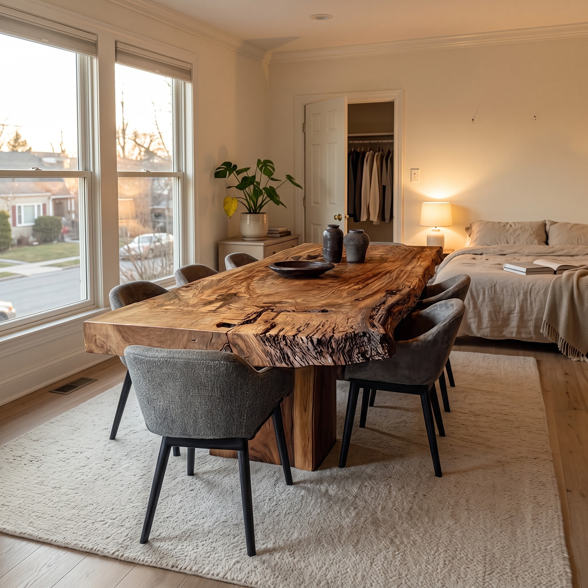 Rustic Live Edge Dining Table Creative Studio