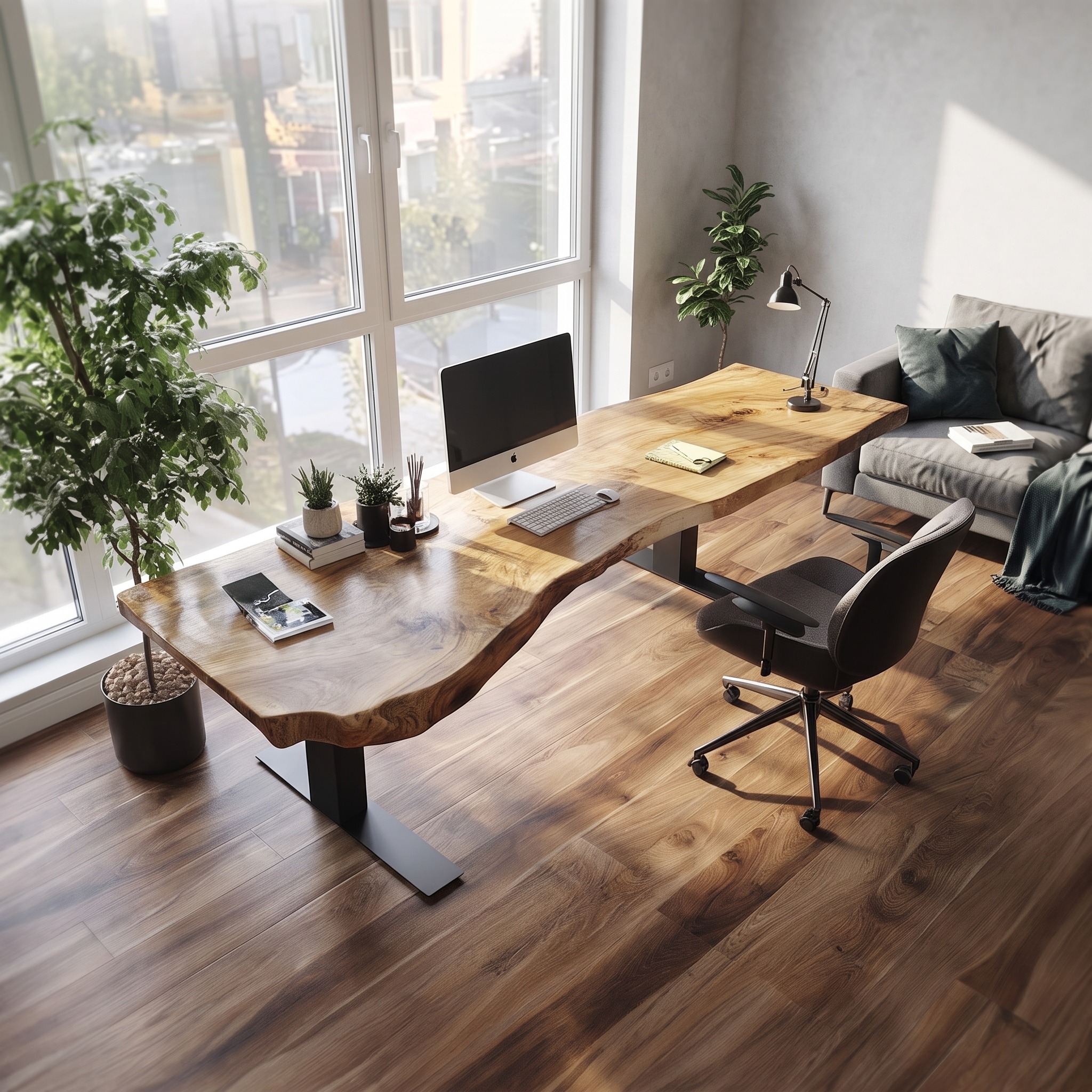 Rustic Office Desk Studio Room and Work Corner