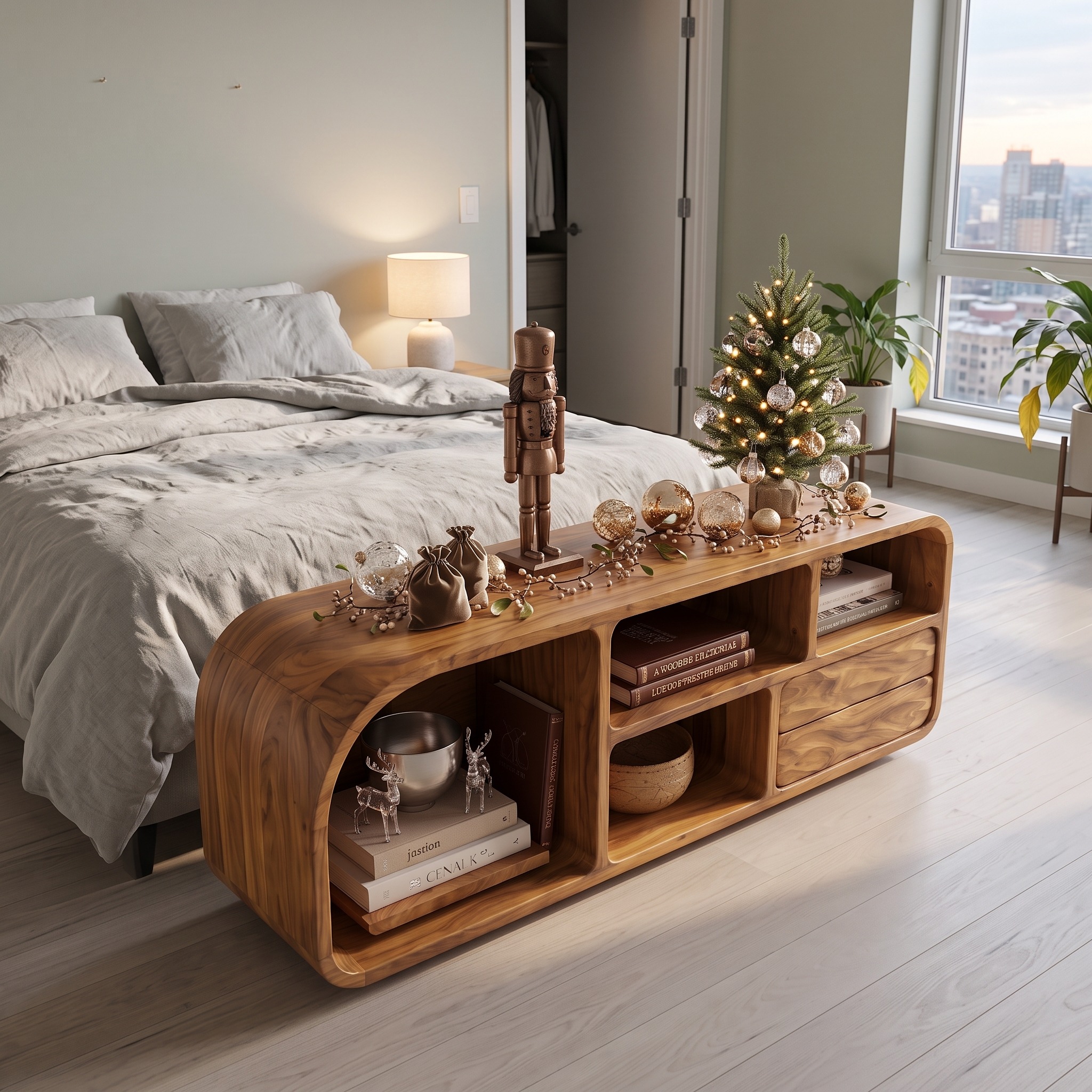 Rustic Orament Sofa Table Contemporary Living Room