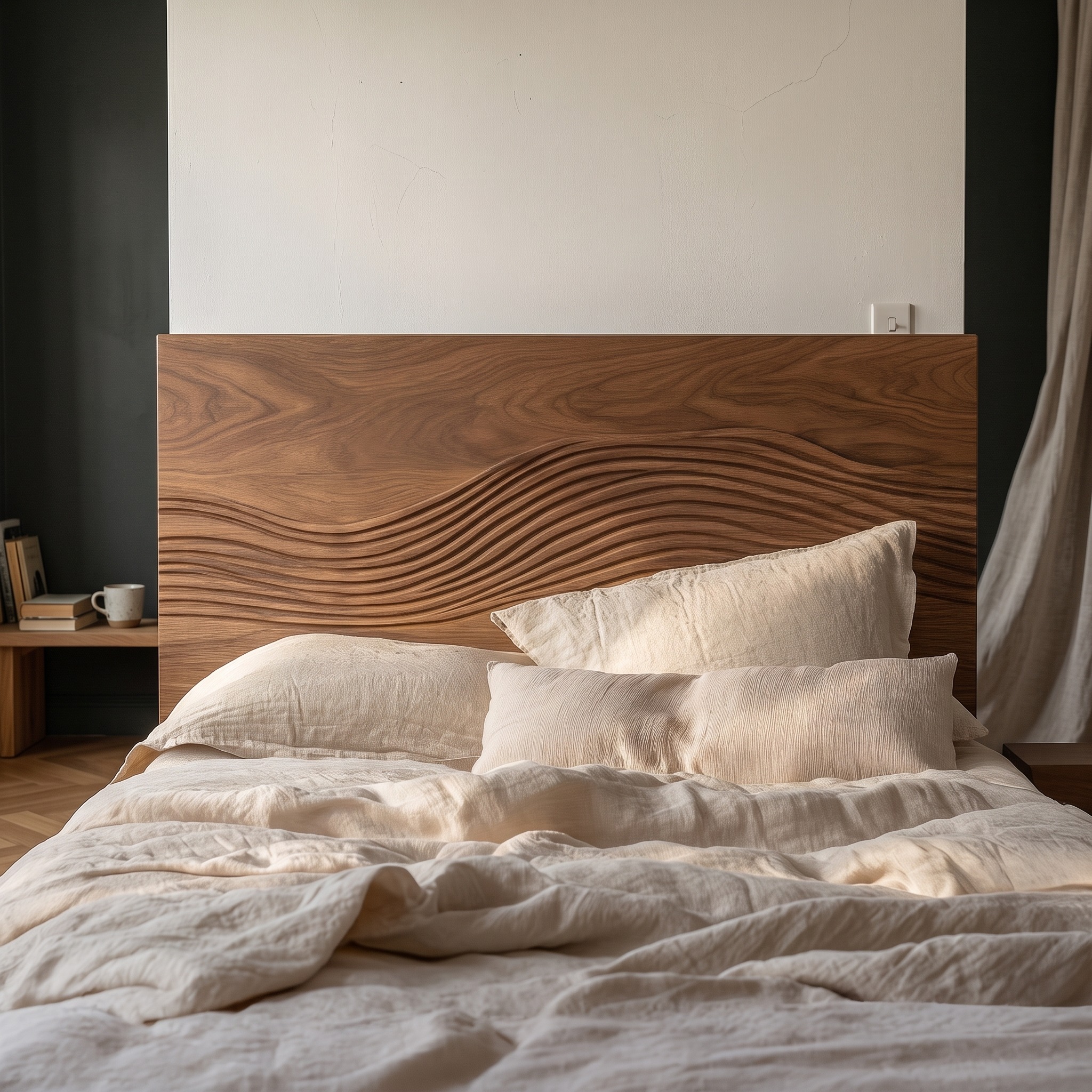 Rustic Sculptural Artistic Headboard for Bedroom or Personal Space