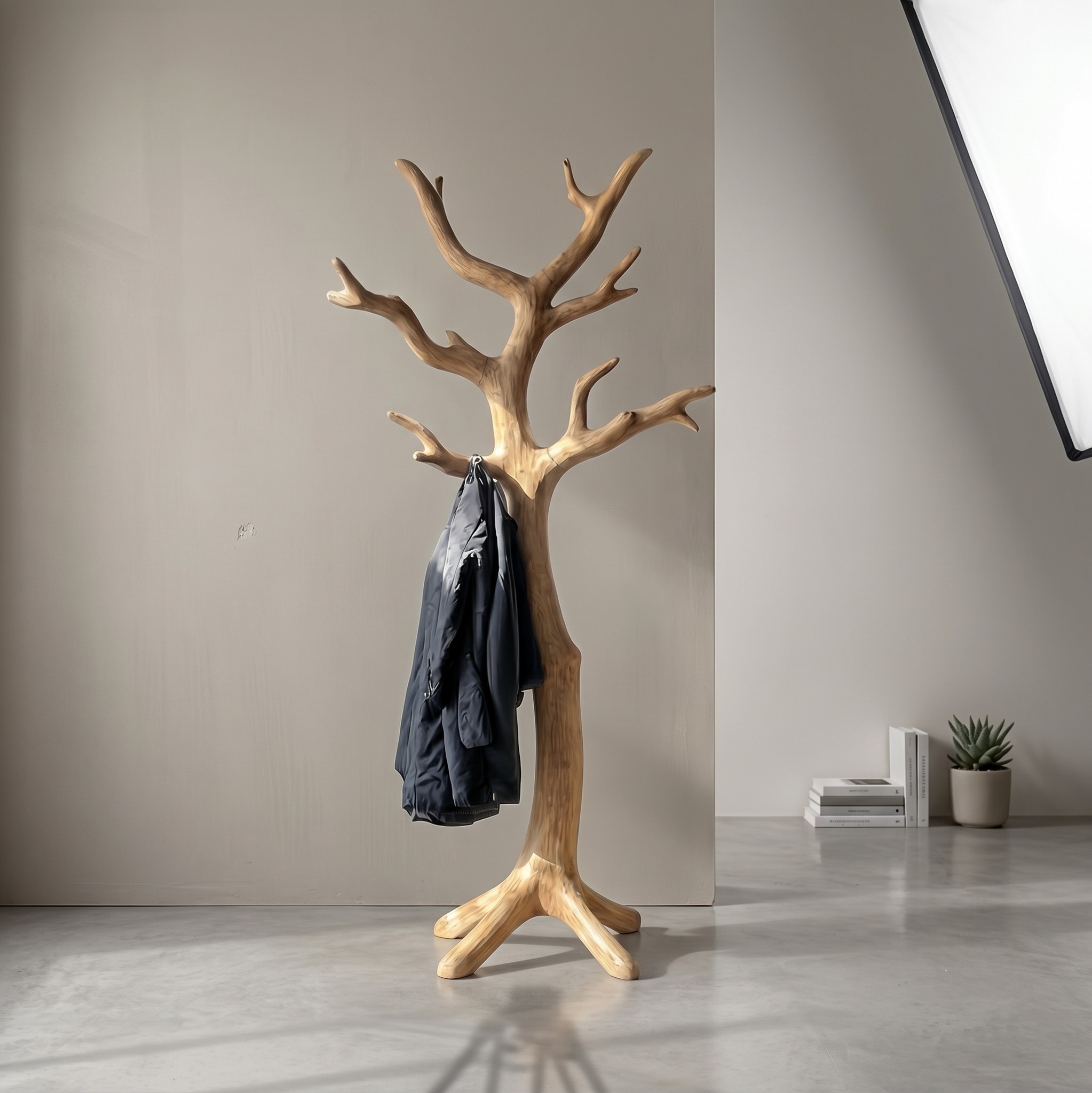 Rustic Statement Tree Coat Stand for Entryway and Feature Corner