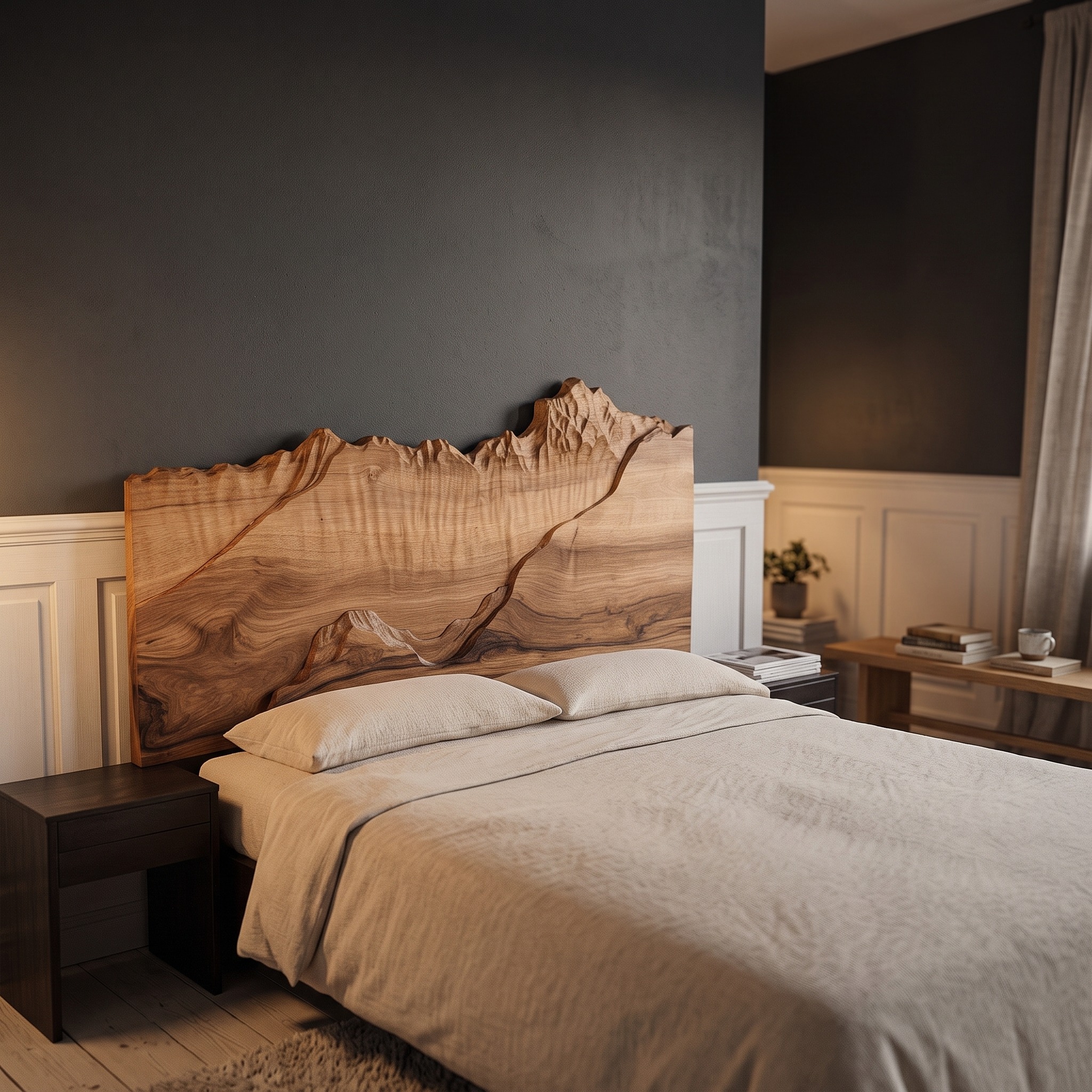 Rustic Wall Feature Headboard for Bedroom and Personal Space