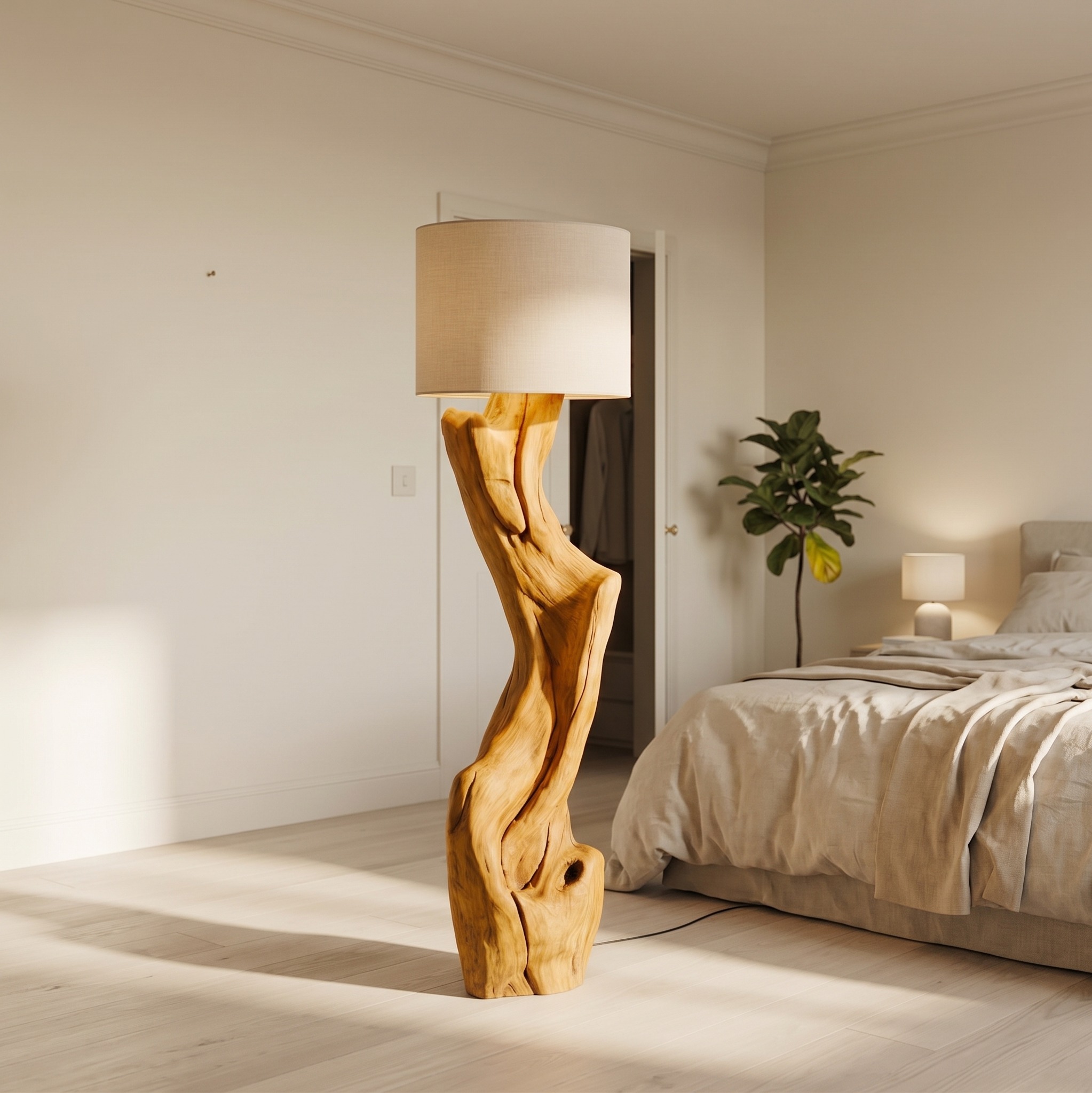 Sculptural Tree Floor Lamp for Living Room and Corner